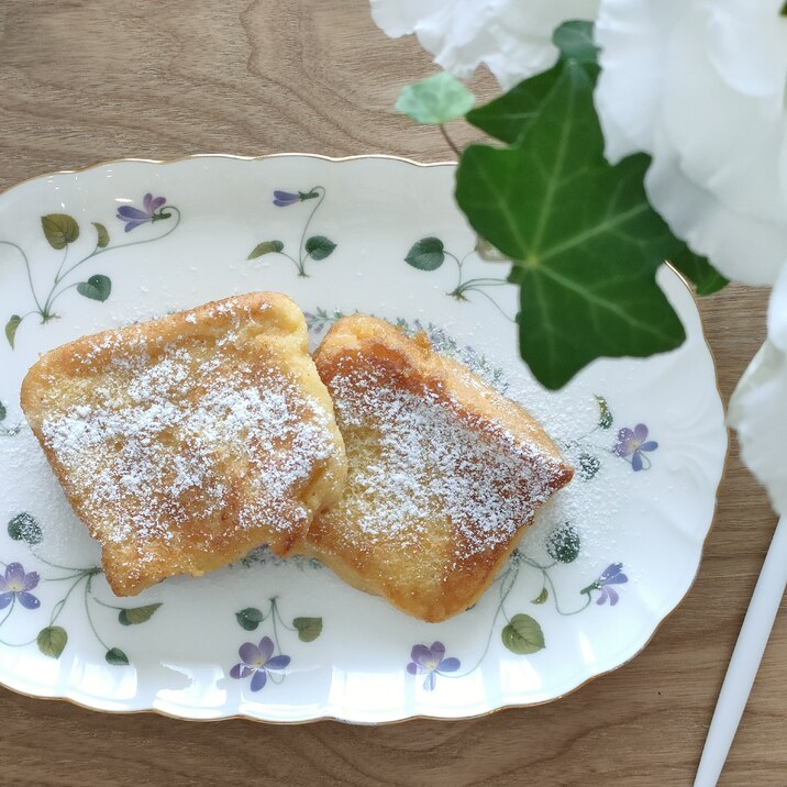 おやすみの日に食べたいフレンチトースト。